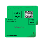 Carte De Visite Sans Contact En PVC - VERT