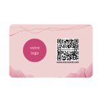 Carte de visite sans contact en PVC - ROSE light
