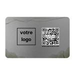 Carte de visite sans contact en Metal