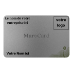 Carte de visite sans contact en Metal