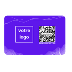 Carte de visite sans contact en PVC - VIOLET